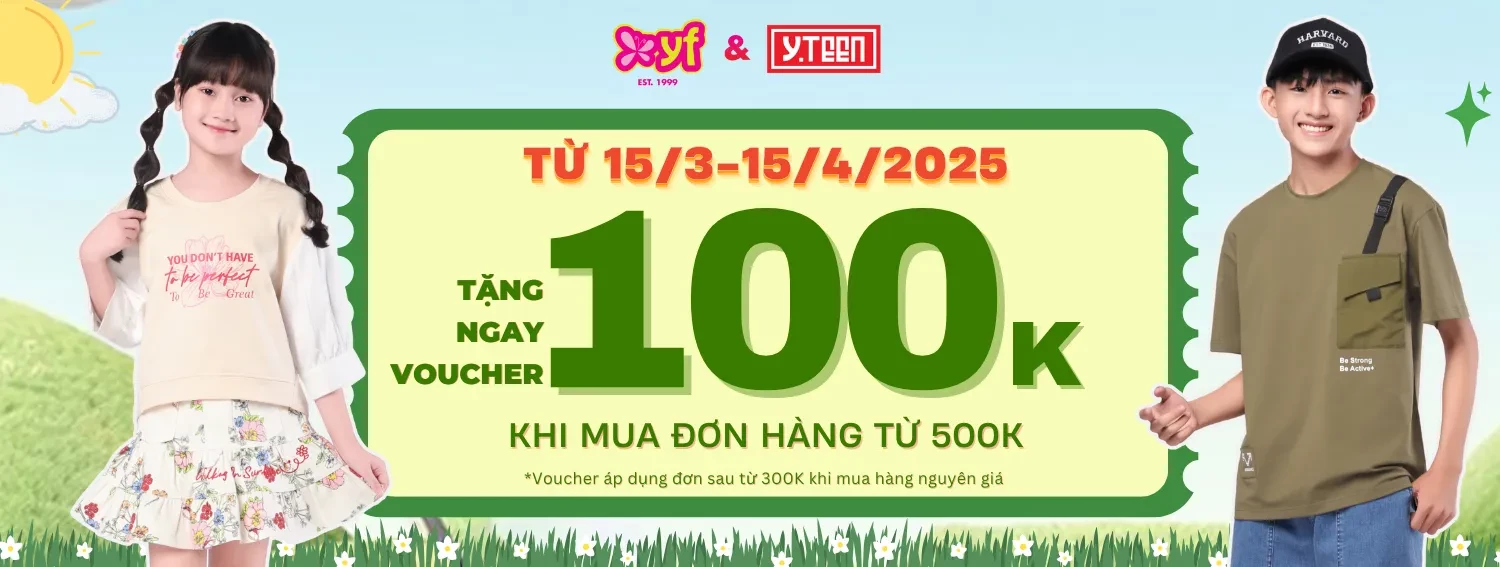 TẶNG NGAY VOUCHER 100K Khi Mua Đơn Online Từ 500K