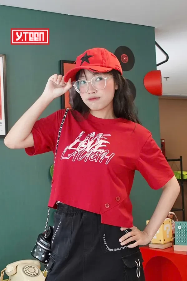 Áo thun ngắn tay bé gái YTEEN EAX016-5