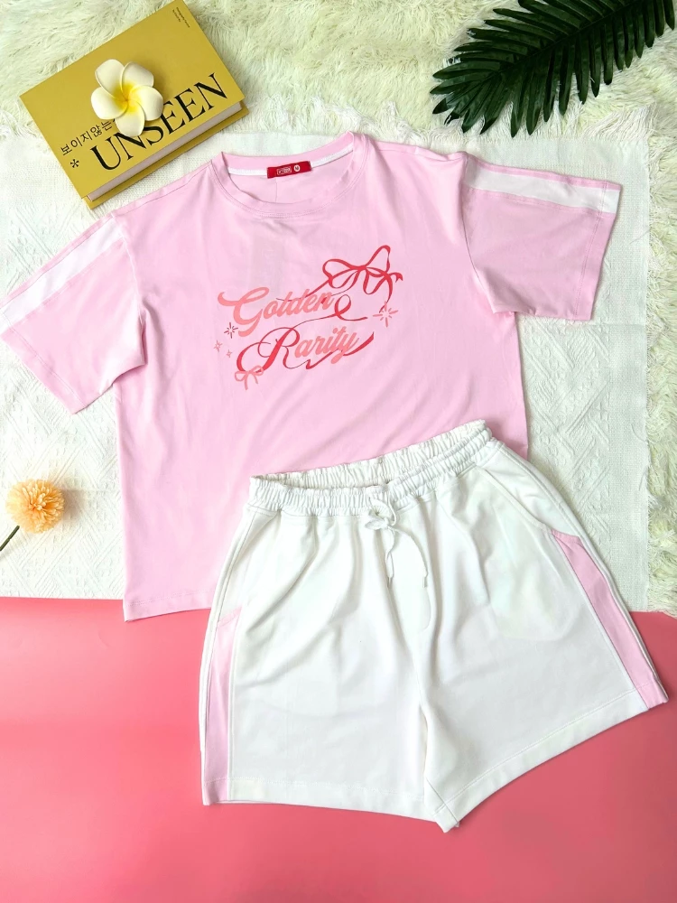 Bộ short thun bé gái YTEEN EAX031-5