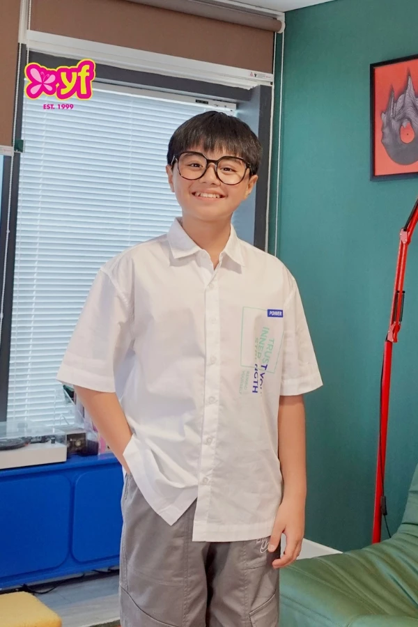 Áo sơ mi ngắn tay bé trai YF YAY013-5