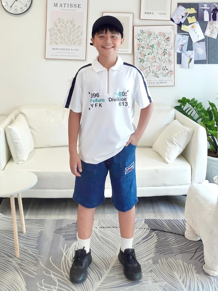 Quần short jeans bé trai YF YQY025-5