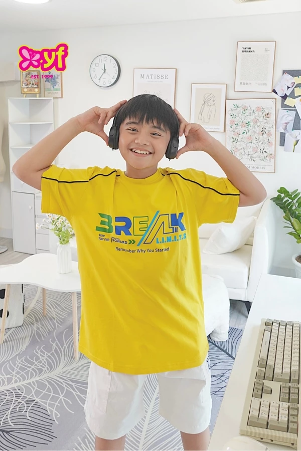 Áo thun ngắn tay bé trai YF TAY019-5