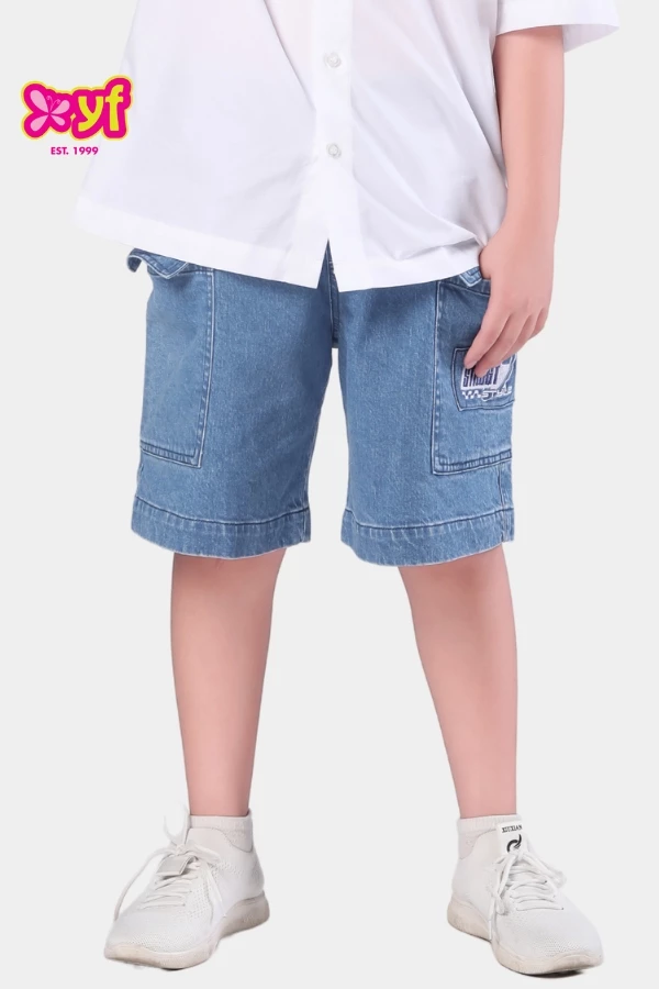 Quần short jean, kaki bé trai YF YQY065-4