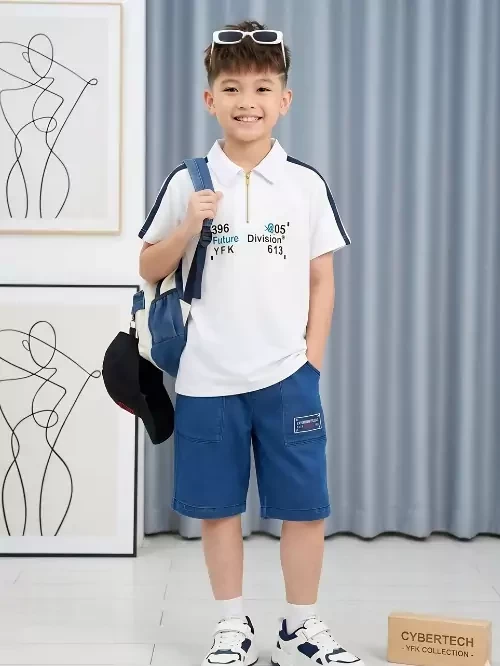 Quần short jeans bé trai YF YQY025-5