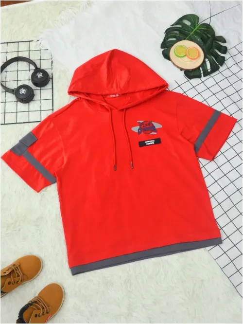 Áo thun ngắn tay bé trai có mũ YTEEN EAY030-5