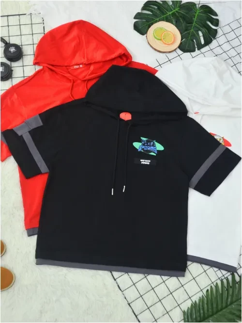 Áo thun ngắn tay bé trai có mũ YTEEN EAY030-5