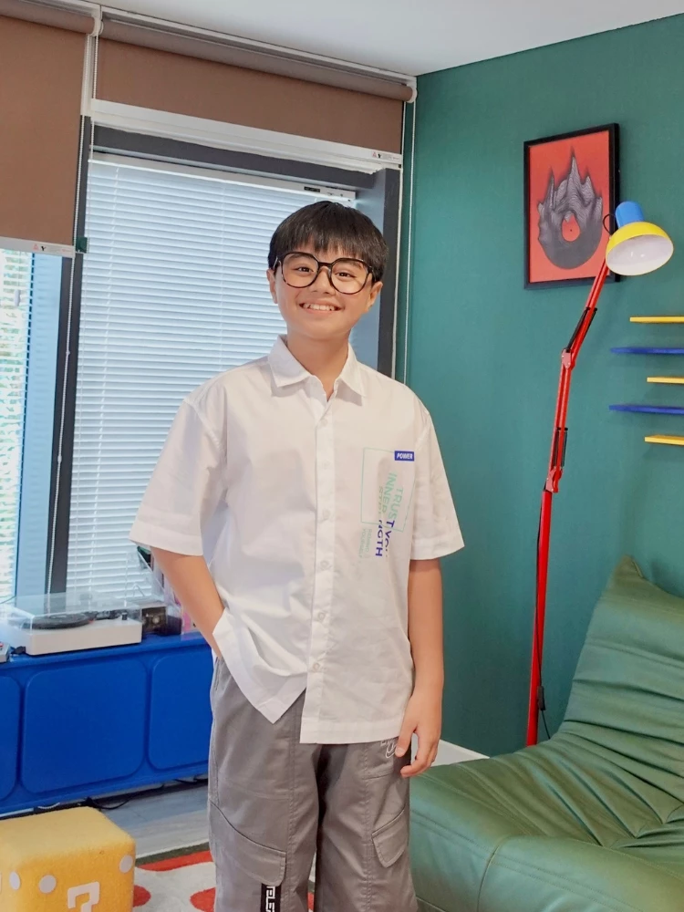 Áo sơ mi ngắn tay bé trai YF YAY013-5