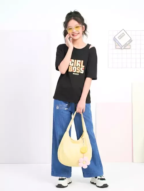 Quần Jean dài bé gái 2 màu EQX009-6