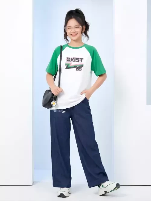 Quần Jean dài bé gái 2 màu EQX009-6