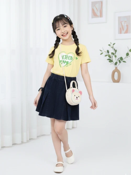 Áo thun form babytee cổ tròn YTEEN EAX063-2