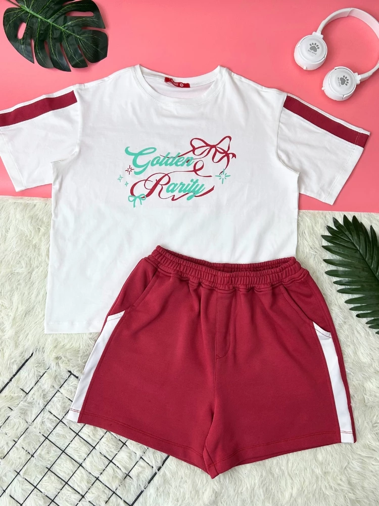 Bộ short thun bé gái YTEEN EAX031-5